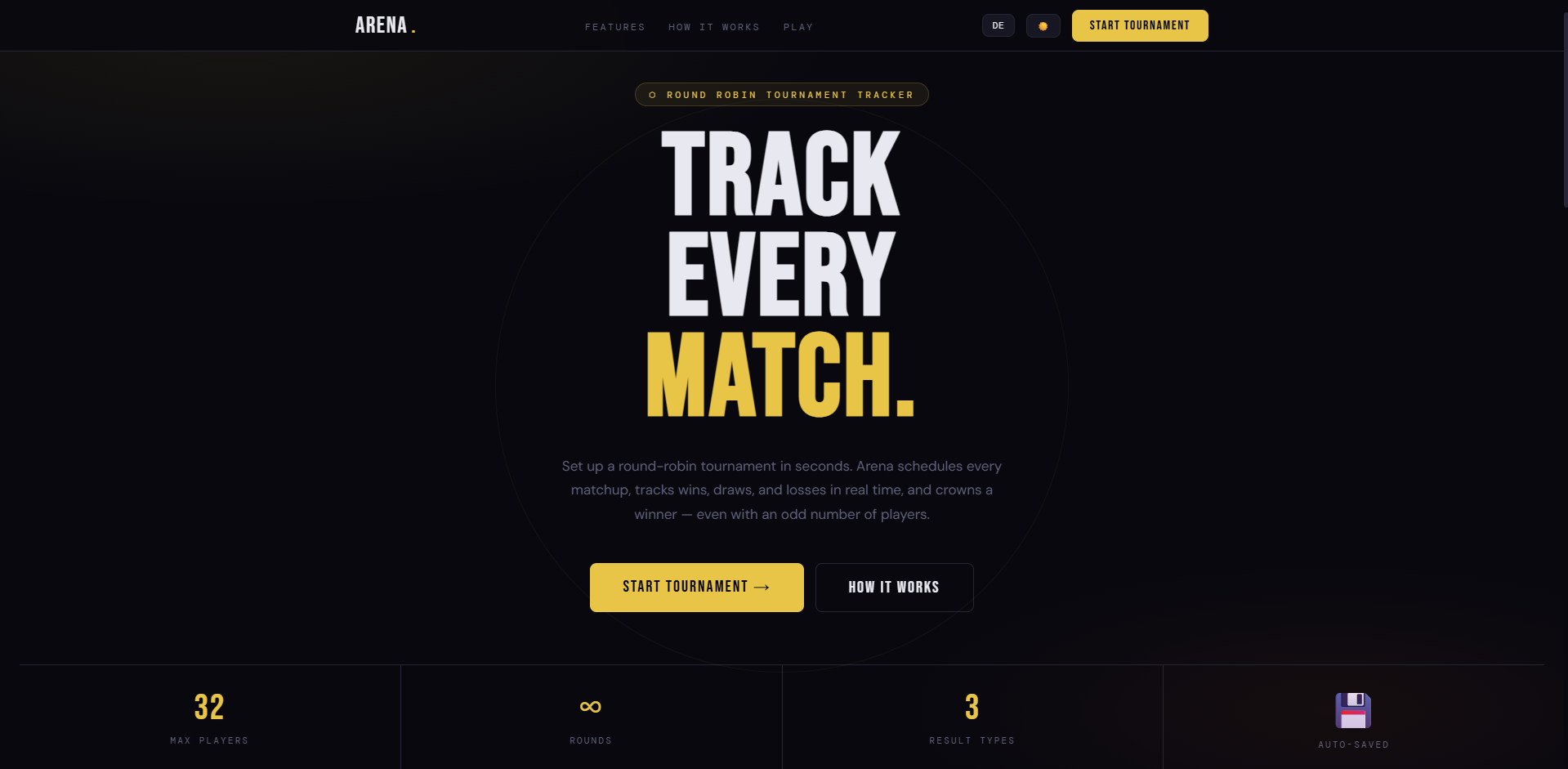 Tournament Tracker